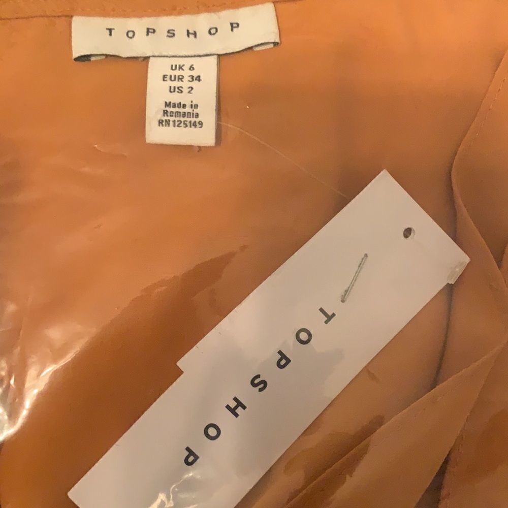 NWT TOPSHOP Tiffany Knot Mini Dress US 2 - Picture 5 of 5
